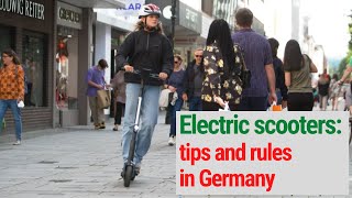 Electric scooters tips and rules in Germany [upl. by Annnora]