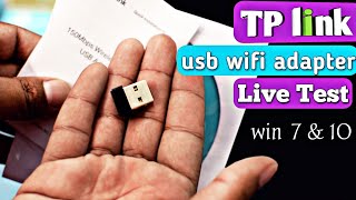 TP link usb wireless wifi adapter for desktop pc and laptops installation [upl. by Ettennig901]