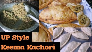 keema kachori recipe  keeme ki kachori halwai style keema kachori banae ghar parUP famous kachori [upl. by Acinahs]