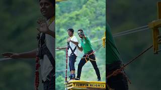 Jumpin Heights Rishikesh bungee bungeejumping jumping adventure trending viral bungy shorts [upl. by Kirkpatrick]