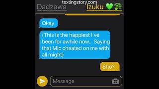 Aizawa x Deku texting story episode one [upl. by Krock657]