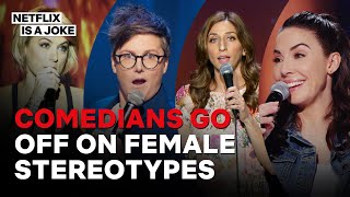 Comedians Go Off on Female Stereotypes [upl. by Eserrehs]