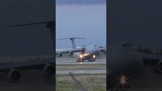 Huge C5 Galaxy takeoff [upl. by Randee]