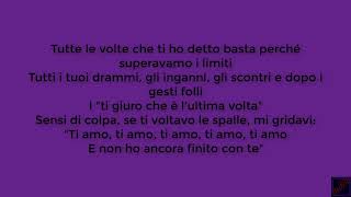 CRUDELIA  I Nervi Marracash Lyrics [upl. by Marguerie]