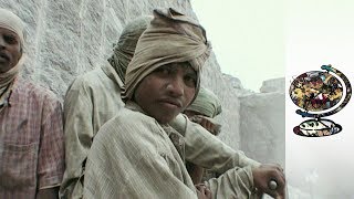 Child Labour in Indias Quarries 2003 [upl. by Ecirtaed]