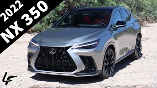 TESTED 2022 Lexus NX 350 TURBO F Sport is a HUGE Improvement [upl. by Ahsuatal]