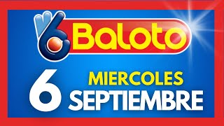 Resultados del BALOTO REVANCHA del MIERCOLES 6 de septiembre de 2023 [upl. by Ietta]