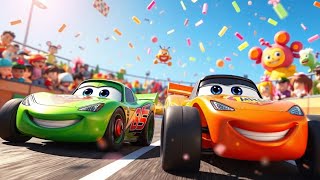 Fun and Fast Car Race for Kids – 3D Cartoon Cars Racing Adventure For Children [upl. by Isla]