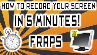 How to Use and Record with Fraps in 5 Minutes  How to Record PC Games Screen Recorder Windows [upl. by Solakcin]