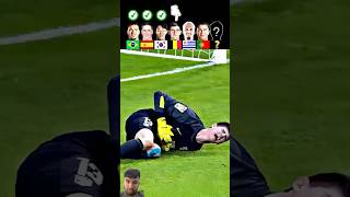 Tragedy Moments footballskils footballplayer ronaldo sadmoment football Injury [upl. by Jaqitsch]