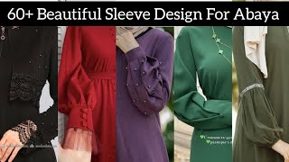 60 Modern Abaya Sleeves Design 2024  Borka Sleeve Design  Stylish Abaya with Botton Lace amp Frill [upl. by Annoyk647]