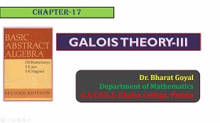 Galois TheoryIII Field Theory MSc Mathematics [upl. by Nywg]