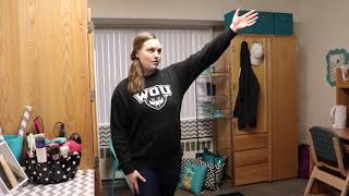 Western Oregon University Dorms  Landers Hall Dorm Room Tour [upl. by Kamerman]