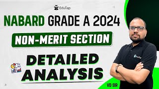 🔴NABARD Grade A 2024 Detailed Analysis of Non Merit Section  NABARD 2024 Phase 1 Exam Analysis [upl. by Aratehs179]