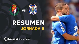 Resumen de Real Valladolid vs CD Tenerife 02 [upl. by Nytsuj]