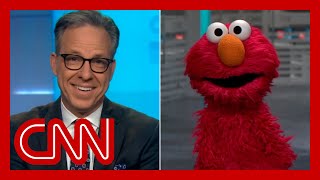 Elmo asked us all how we were doing Jake Tapper decided to ask him too [upl. by Pry]