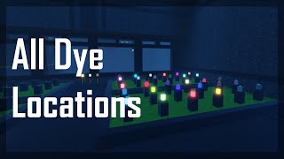 All Dye Locations ROBLOX Abyssal [upl. by Anij]