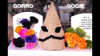 Gorro a crochet halloween Oogie [upl. by Nariko147]