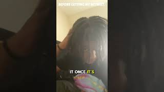 Before and after getting my retwistshorts dreads short [upl. by Mad107]