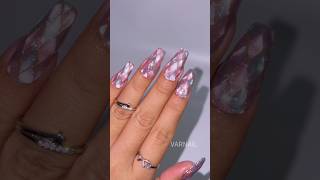 ✨Easy Plaid Nail with the 7needle Pen and Spider Gel What do u think nails varnail [upl. by Carma]