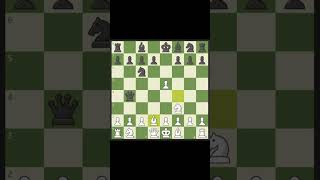 Englund Gambit Trap  chess chessmates chessgame chesstime chesspiece chesscom chesstactics [upl. by Ahsenrat]