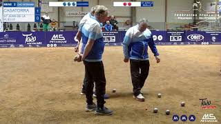 Finals Petanque Veterans 2024 Casatorra vs Saint John de la Ruelle [upl. by Enalahs]