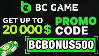 BC GAME PROMO CODE BCBONUS500  bc game bonus promo code review [upl. by Areta]