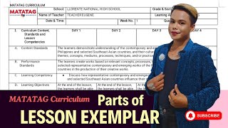 Lesson Format sa Bagong MATATAG Curriculum  Parts of Lesson Exemplar matatag [upl. by Angie644]