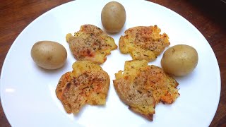 🔥 PAPINES Aplastados al HORNO PAPAS APLASTADAS 🍠 RECETAS con PAPAS 💥 MASHED POTATOES [upl. by Specht]