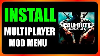 How to Install Multiplayer Mod Menu for Black Ops Plutonium [upl. by Hildie]