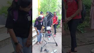 telescope watching moon at Science Centre purulia [upl. by Anih]