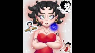 Betty boop Fanart SPEDDPAINT [upl. by Eenat]