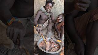 WowBaboon Meals😋Today great day hadzabe Cooking Favorite meal and Eating togetherbushmen culture [upl. by Winnick]