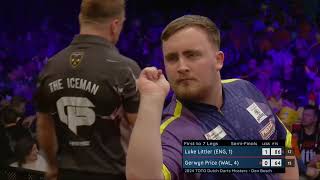 part one 2024 TOTO Dutch Darts Masters Luke Littler vs Gerwyn Price [upl. by Juliane]