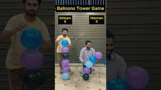 Win the Balloons Tower Challenge in Just 1 Minutes balloons [upl. by Ynaffi]