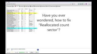 How to fix Reallocated count sector [upl. by Htesil]