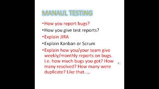 Infosys RealTime Manual Testing Interview Questions for exp 1 to 3 yrs manualtestingShorts 3 [upl. by Kire]