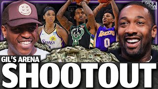 Gilbert Arenas Challenges EVERYONE To Shoot For 100k [upl. by Colson]