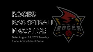 Basketball Practice  August 13 2024  Amity School Dubai [upl. by Oetomit]