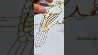 Wire Working in Cloisonne Painting  cloisonnekits for beginners cloisonnekit cloisonne art [upl. by Naihr364]