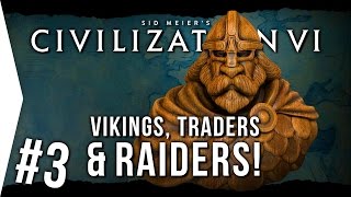 Civilization VI ► Vikings Traders and Raiders P3  Scenario Pack Civ 6 Gameplay [upl. by Fugazy260]