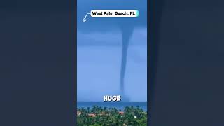 Waterspouts Collide in Wild Florida Storm🌪️ waterspout floridastorm hurricanehelene shorts [upl. by Ijnek234]