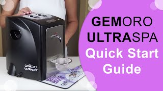 GEMORO ULTRASPA Quick Start Guide [upl. by Nile]