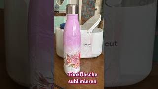 Trinkflasche sublimieren mit Sublimationsdrucker und Cricut Mug Press springonshorts [upl. by Sunev]