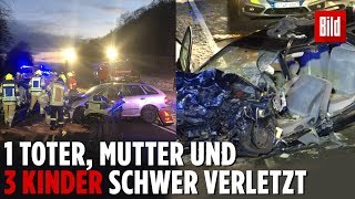 Schwerer Unfall Autofahrer wollten Opfern nicht helfen [upl. by Alma]