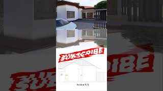 House Design with 3 Bedrooms 3dhousedesign home housedesign [upl. by Amikat]