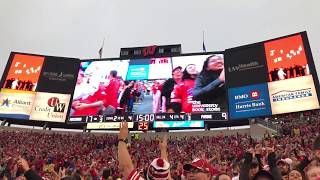 Jump Around Front Row Studen Section Badgers Vs Purdue 2017 Ultra HD [upl. by Shuping]