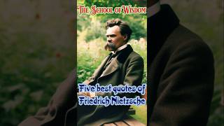 Five of the most famous quotes by Friedrich Nietzsche quotes wisdom [upl. by Eblehs]