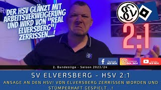 SV Elversberg  HSV 21  Ansage an den HSV Von Elversberg zerlegt worden und stümperhaft gespielt [upl. by Riba]