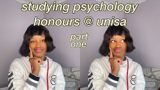 Studying Your Honours in Counselling Psychology At UNISA Part One  Module Breakdowns [upl. by Jeffries910]